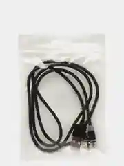 Черный магнитный кабель для зарядки Type-C, Lightning (Apple), Micro USB