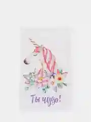 Белый бирки-шильдики / Мини открытки к подарку и букету