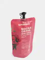 Розовый маска - скраб для лица и зоны декольте 3в1 Малина и Розмарин