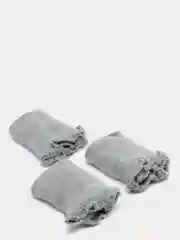 Серый пришивные манжеты, вязаные, для рукавов одежды 6,5см X 10см