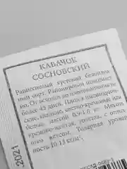 Семена Кабачок белоплодный "Сосновский" набор 1, 5, 10 уп