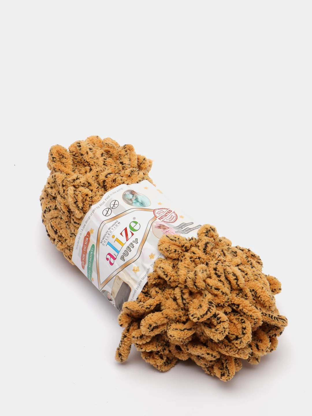 Песочный хаки пряжа Alize Puffy