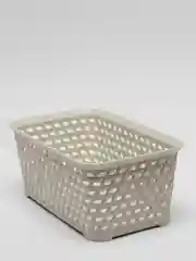 Белый корзина, органайзер для хранения РОТАНГ IDEA