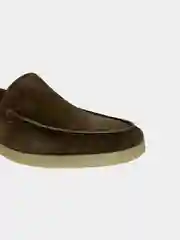 Мужские лоферы, натуральный велюр