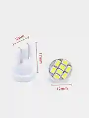 Белый светодиодные Габаритные лампы W5W T10 8SMD Лампочки габариты/огонь/салон/подсветка/авто