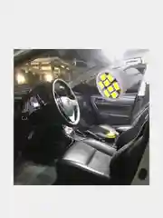 Белый светодиодные Габаритные лампы W5W T10 8SMD Лампочки габариты/огонь/салон/подсветка/авто