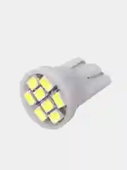 Белый светодиодные Габаритные лампы W5W T10 8SMD Лампочки габариты/огонь/салон/подсветка/авто