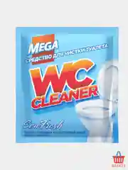 Порошок для чистки туалета с антимикробным эффектом Mega Sea Fresh, 130 г