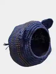 Синий меланж домик для кошки