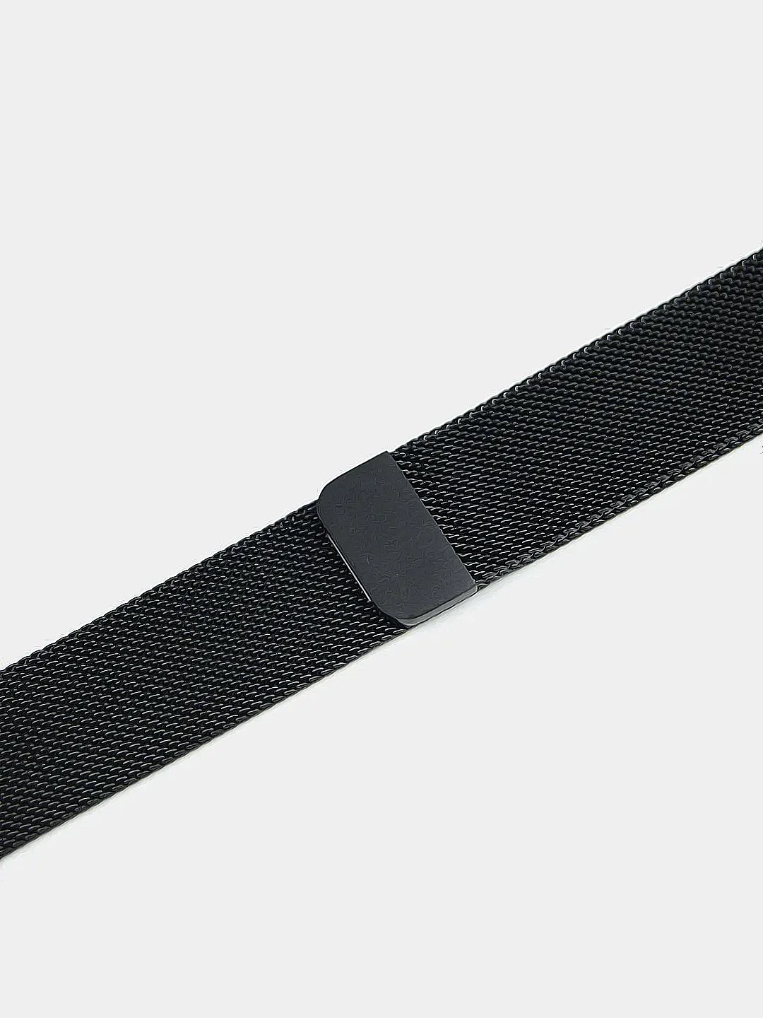 Черный ремешок для Apple Watch, "Миланская петля"