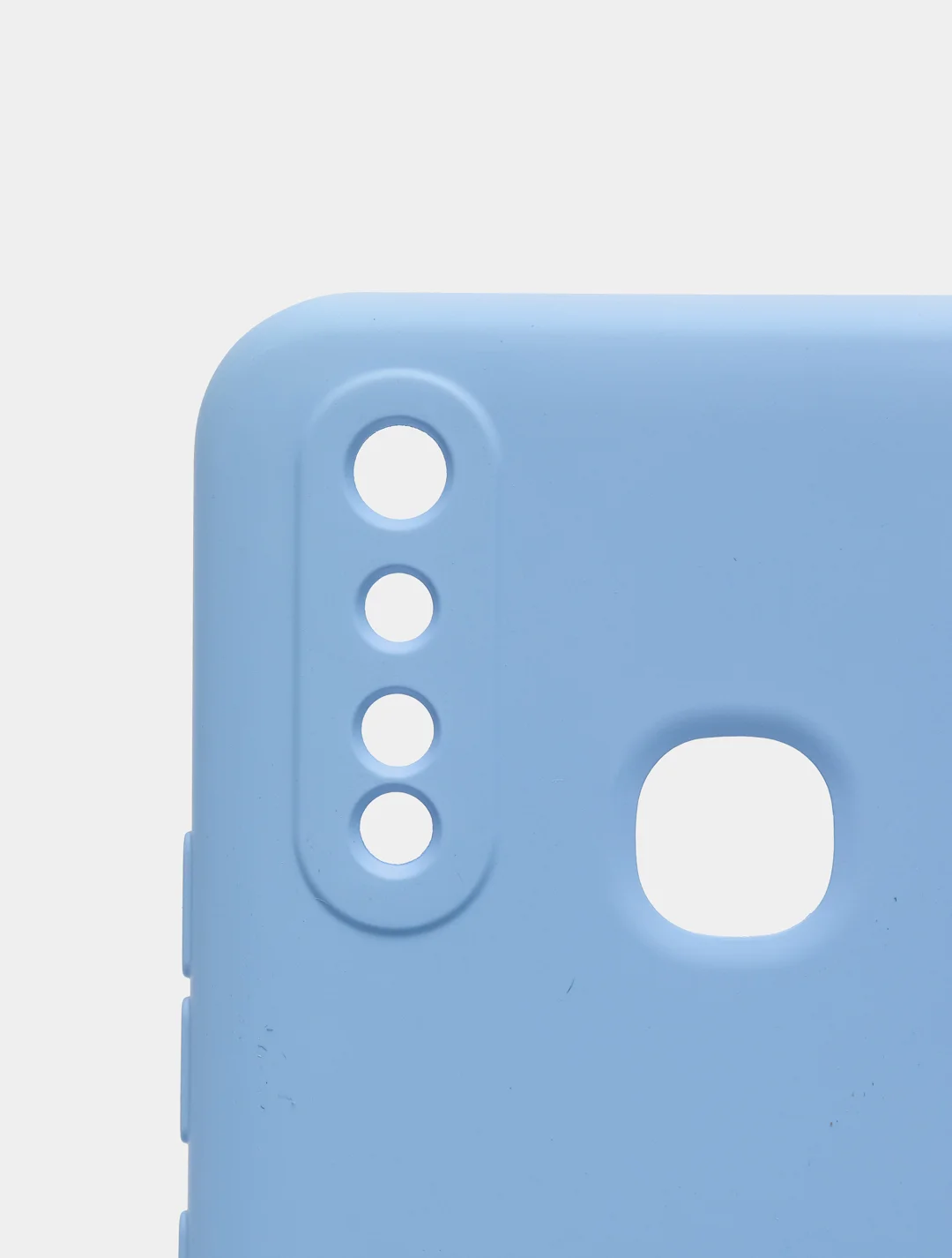 Голубой чехол Vivo Y19 /  Y5S / U3 силиконовый