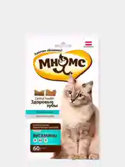 Мнямс хрустящие подушечки для кошек "Здоровые зубы" 60 г