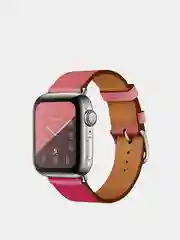Розовый кожаный ремешок для Apple Watch