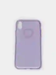 Серебряный чехол для Apple iPhone X / Xs, прозрачный, силиконовый, со стразами