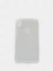 Серебряный чехол для Apple iPhone X / Xs, прозрачный, силиконовый, со стразами