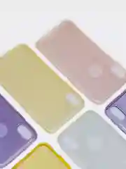 Розовый чехол для Apple iPhone X / Xs, прозрачный, силиконовый, со стразами