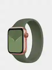Лесной зеленый силиконовый ремешок монобраслет для Apple Watch