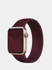 Багровый силиконовый ремешок монобраслет для Apple Watch