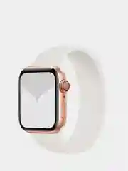 Белый силиконовый ремешок монобраслет для Apple Watch
