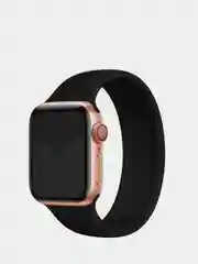 Черный силиконовый ремешок монобраслет для Apple Watch