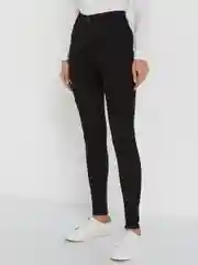 Черный джинсы skinny женские зауженные, с высокой посадкой