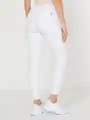 Белый джинсы skinny женские зауженные, с высокой посадкой