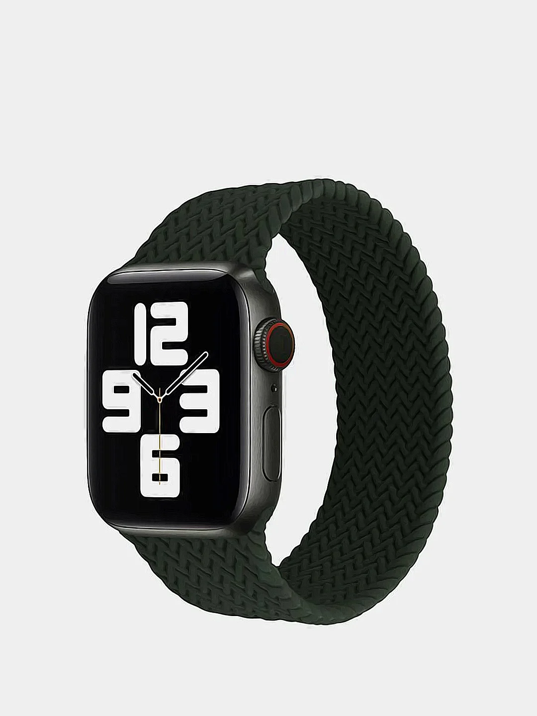 Зеленый монобраслет-ремешок для Apple Watch, силиконовый