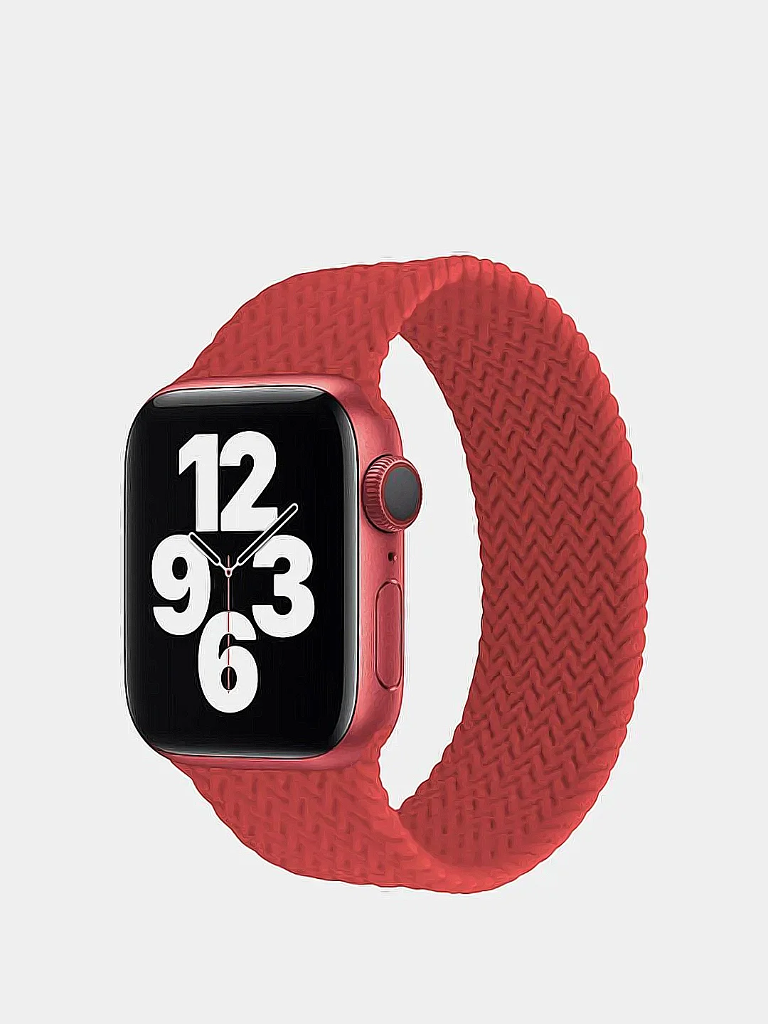 Красный монобраслет-ремешок для Apple Watch, силиконовый