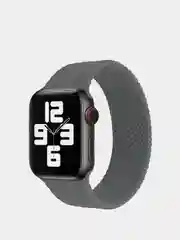 Серый монобраслет-ремешок для Apple Watch, силиконовый