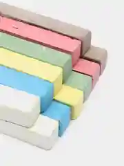Оранжевый мелки цветные, детские, 12 штук