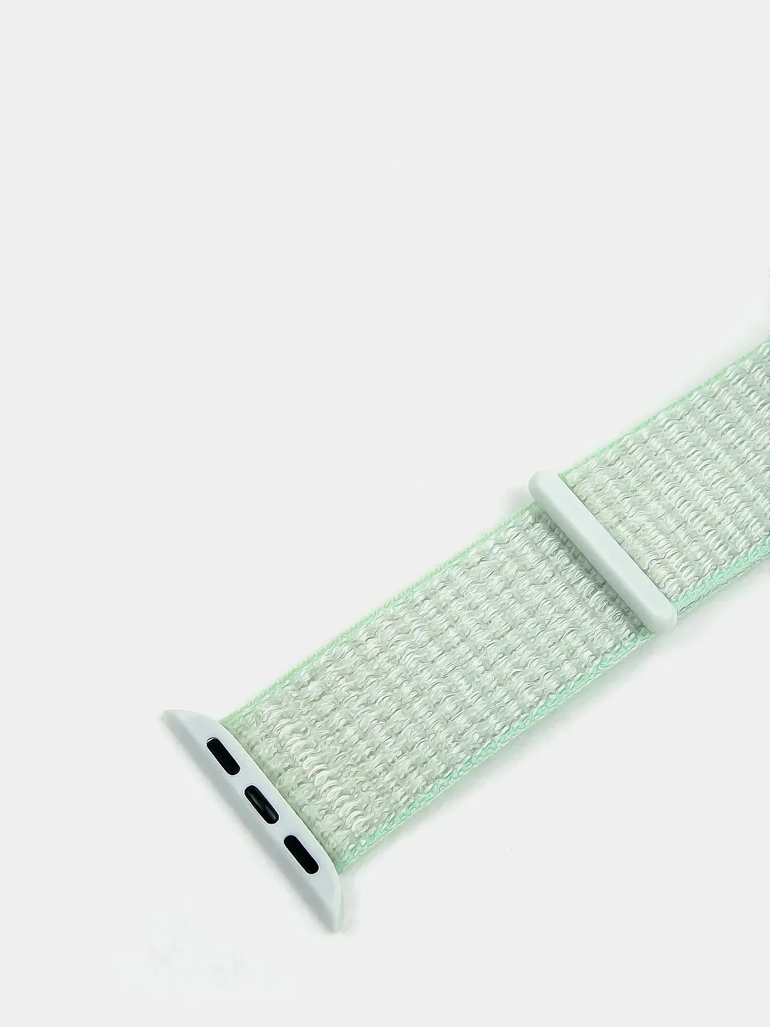 Мятный нейлоновый ремешок на липучке для Apple Watch