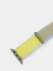Лимонный нейлоновый ремешок на липучке для Apple Watch