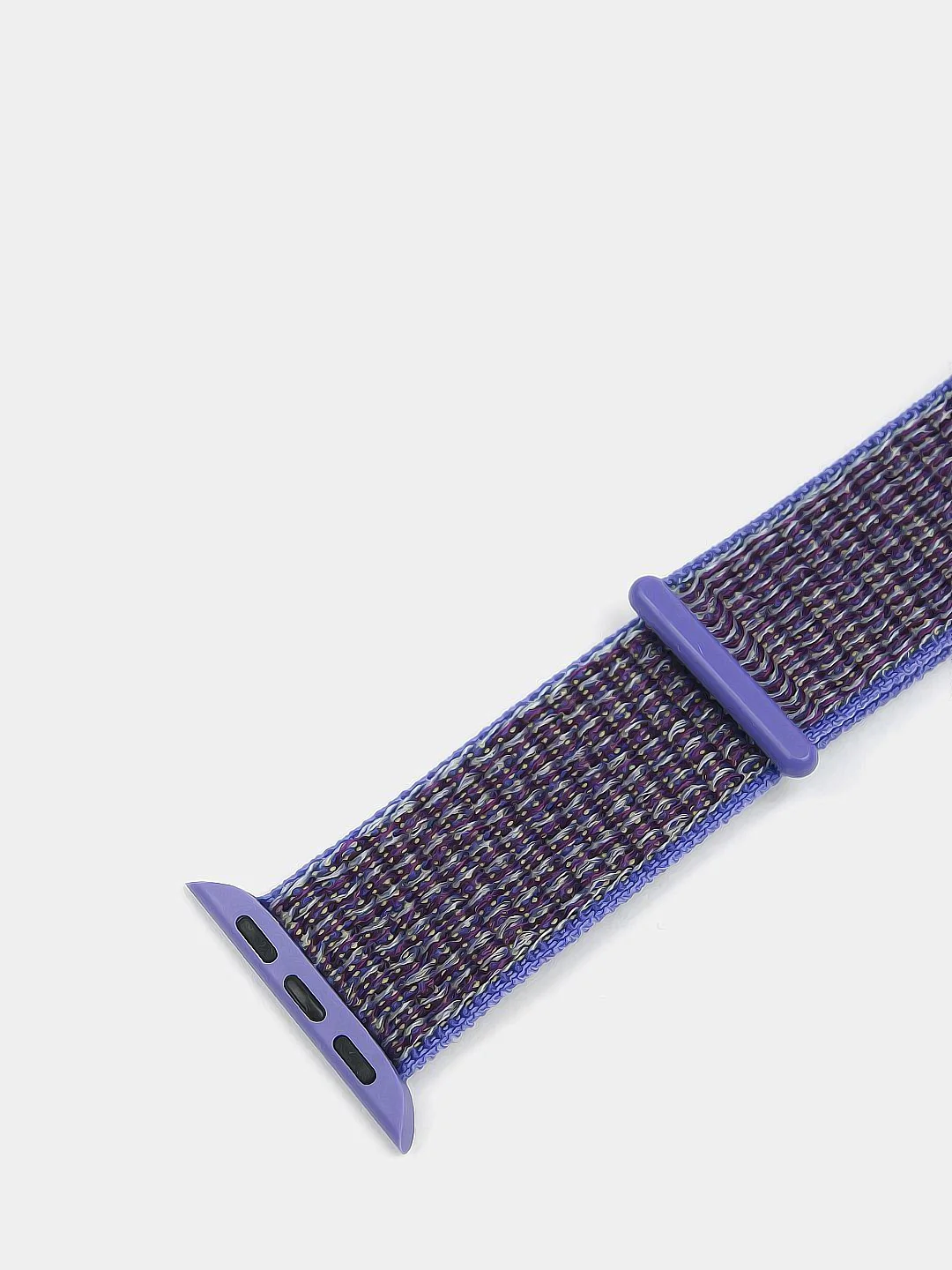 Лавандовый нейлоновый ремешок на липучке для Apple Watch