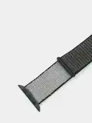 Серый нейлоновый ремешок на липучке для Apple Watch
