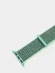 Бирюзовый нейлоновый ремешок на липучке для Apple Watch