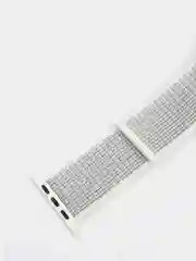 Белый нейлоновый ремешок на липучке для Apple Watch