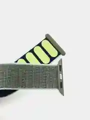 Лесной зеленый нейлоновый ремешок на липучке для Apple Watch