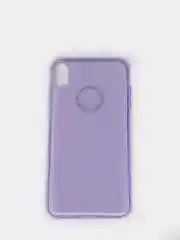 Фиолетовый чехол для Apple iPhone Xs Max, прозрачный, силиконовый, со стразами