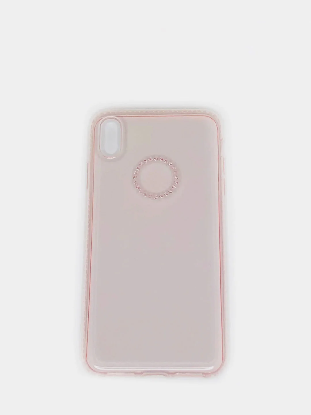 Конфетный чехол для Apple iPhone Xs Max, прозрачный, силиконовый, со стразами