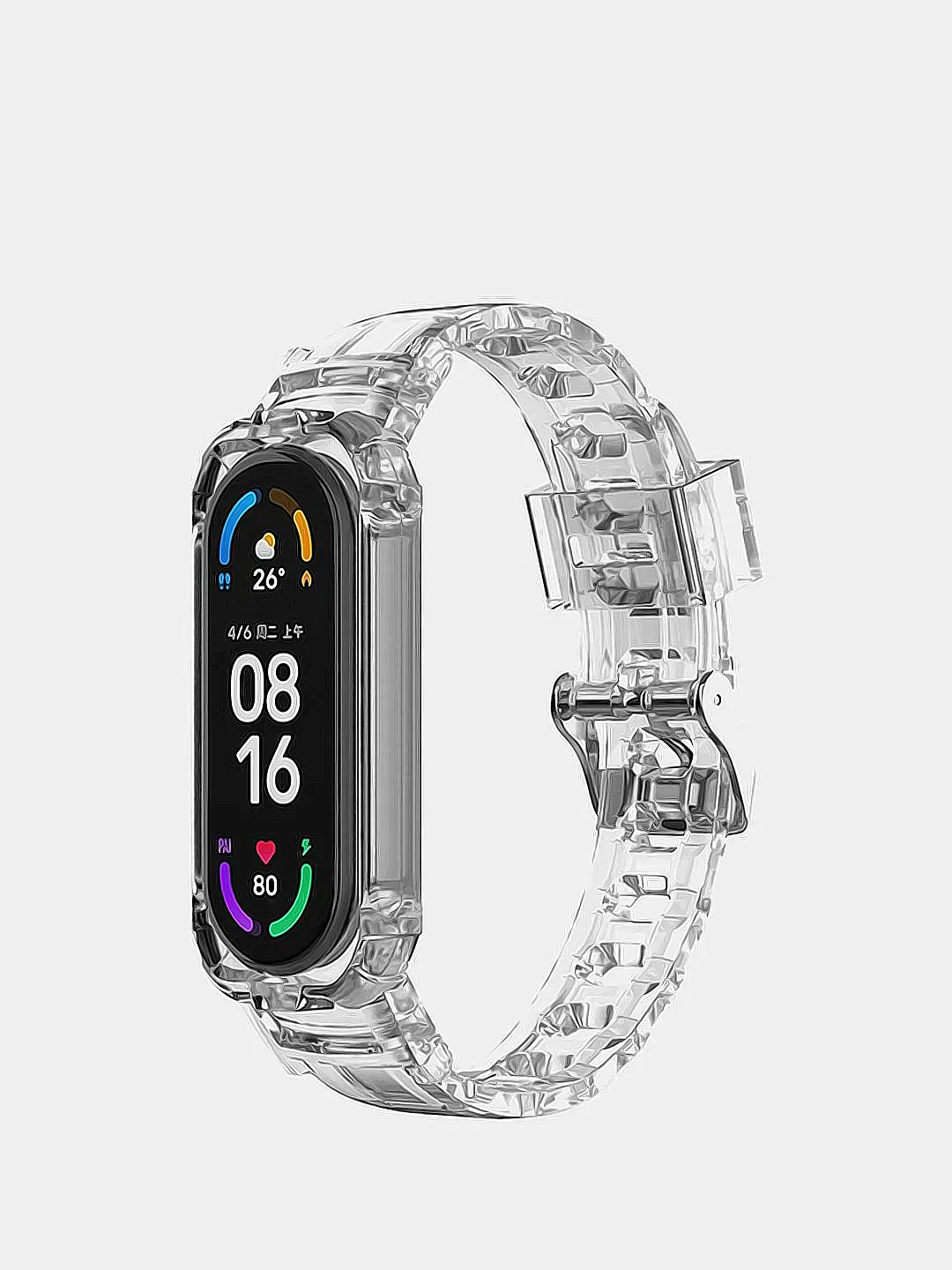 Прозрачный ремешок для Xiaomi Mi Band