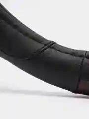 Оплетка на руль (чехол на руль) SKYWAY Luxury-4 M Черно/Коричневая экокожа S01102378
