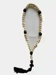 Серый четки деревянные, с крестиком