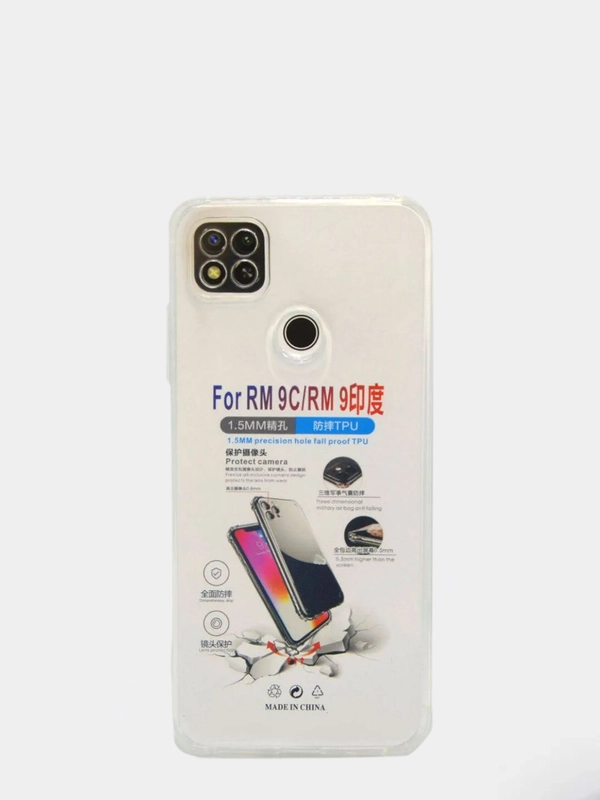Чехол Xiaomi Redmi 9C, Redmi 10A, Poco C3 усиленные углы, защита вокруг камер, прозрачный