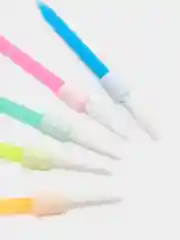 Белый свечи для торта, 10 штук