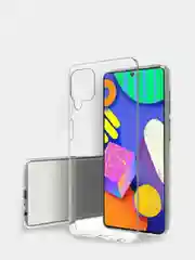 Силиконовый чехол накладка Samsung A22, M22, M32 прозрачный