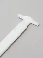 Белый эластичные шнурки, силиконовые