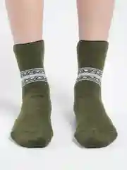 Зеленый носки махровые женские