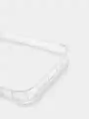 Силиконовый чехол iPhone 12 усиленные углы, защита вокруг камер, прозрачный