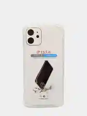 Силиконовый чехол iPhone 12 усиленные углы, защита вокруг камер, прозрачный