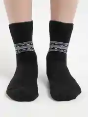 Черный носки махровые женские